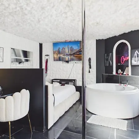 Dark Desir, Jacuzzi, Barre Et Croix De St Andre Apartment La Fleche